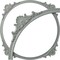 Ekena Millwork 77 5/8-in. OD x 70 7/8-in. ID x 3 3/8-in. W x 1-in. P Shell Ceiling Ring Kit CRK77SH - alternate 1